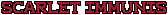 A pixel-art image of Scarlet Immunis's title.